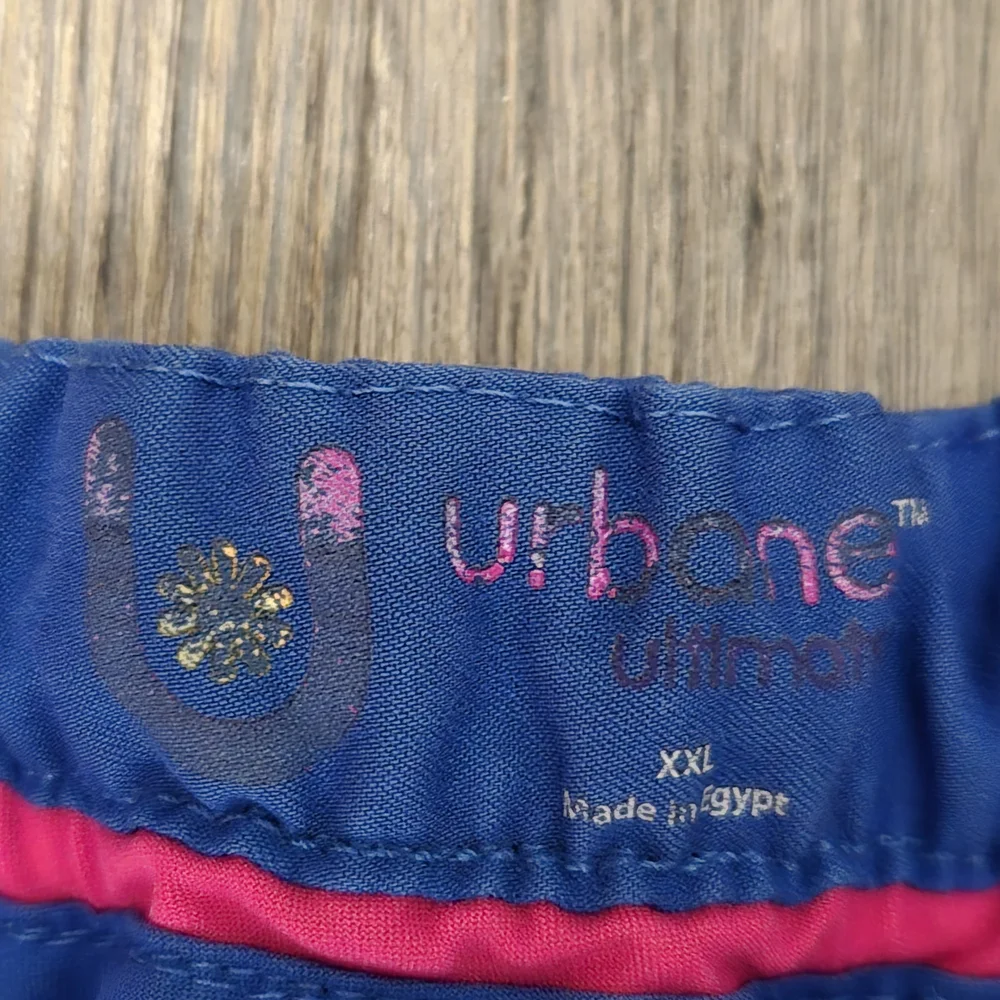 Urbane Ultimate, Women's Scrub Pants, Size XXL, Blue, Good Shape With Strings - Picture 6 of 14